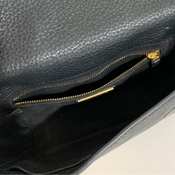 💕👜 TORY BURCH Chelsea Black Crossbody Bag - Picture 10 of 13